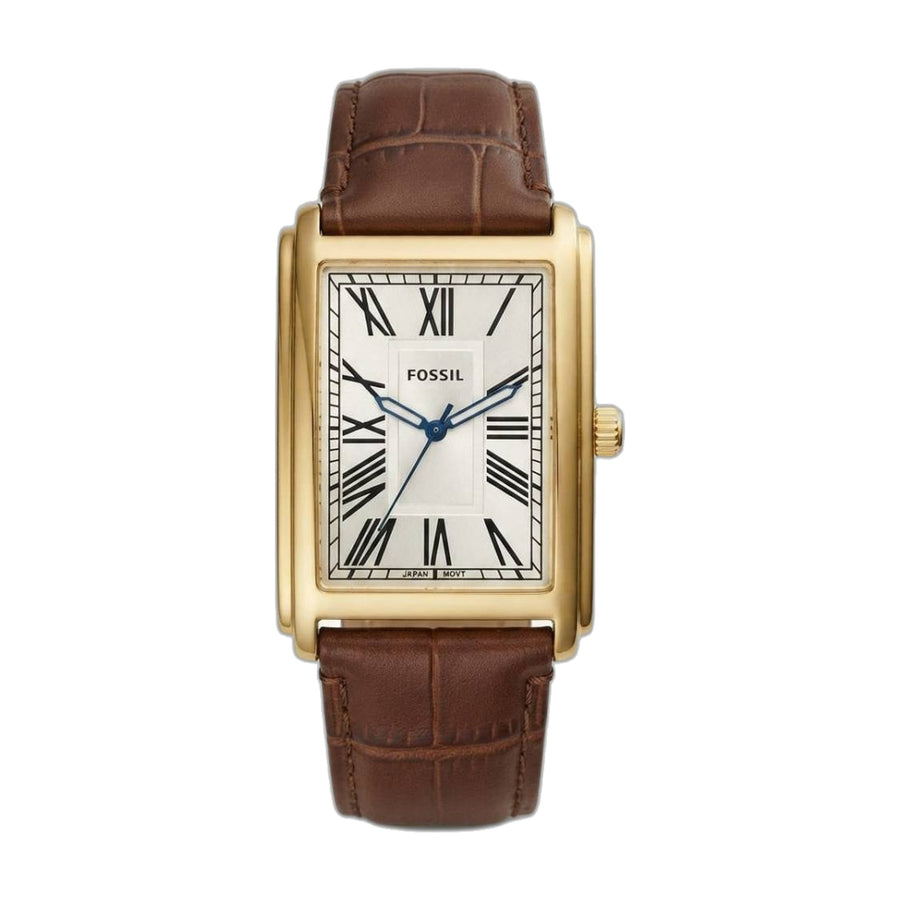 Fossil_il Carraway FS6078 Brown Gold white Dial