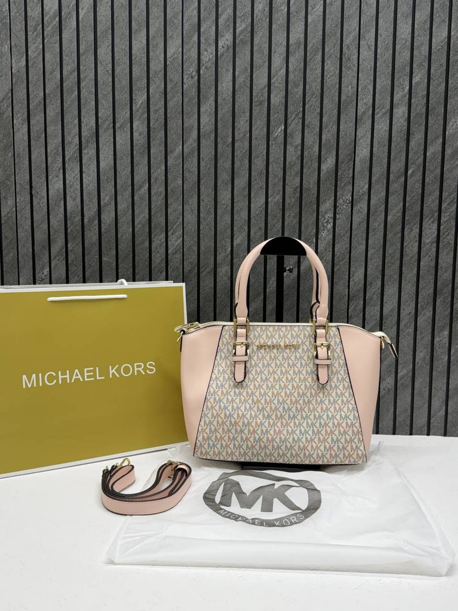 Michael Kors CB Sienna MK Medium Satchel Bag With Original CarryBag & DustCover