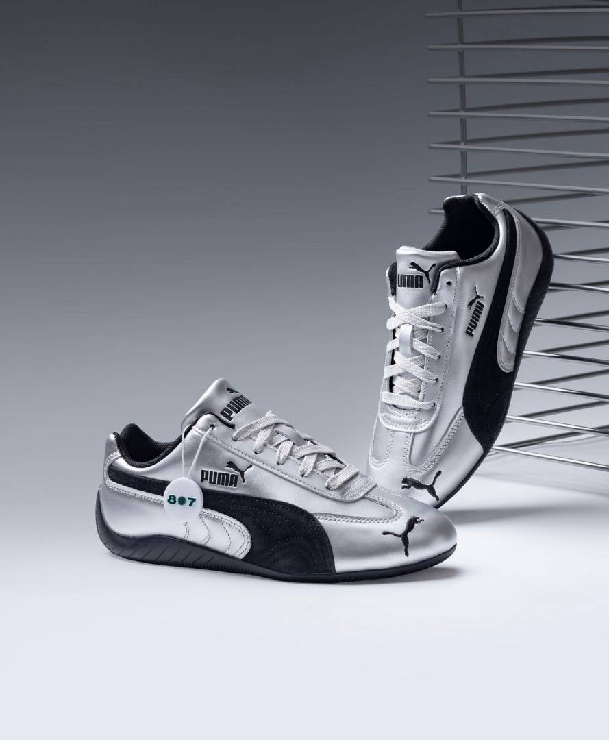 Puma SPEEDCAT METALLIC SILVER BLACK
