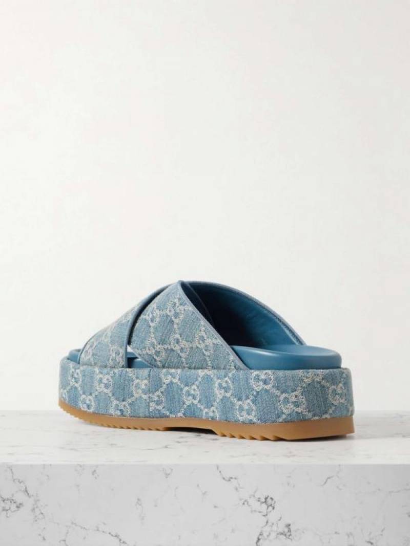 Gucci_GG_Angelina_Platform_Denim_Slides_For_Women_With_Original_Box_And_Carry_Bag