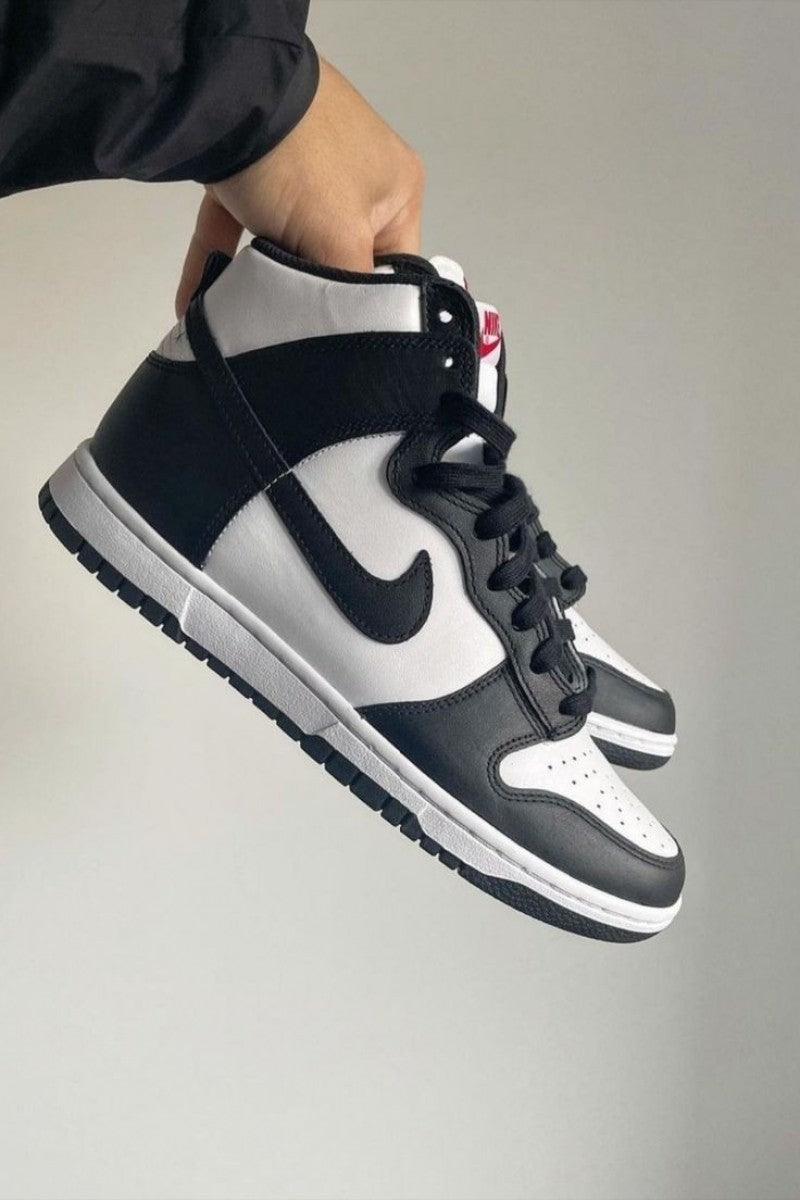 Nike dunk high panda black white fix