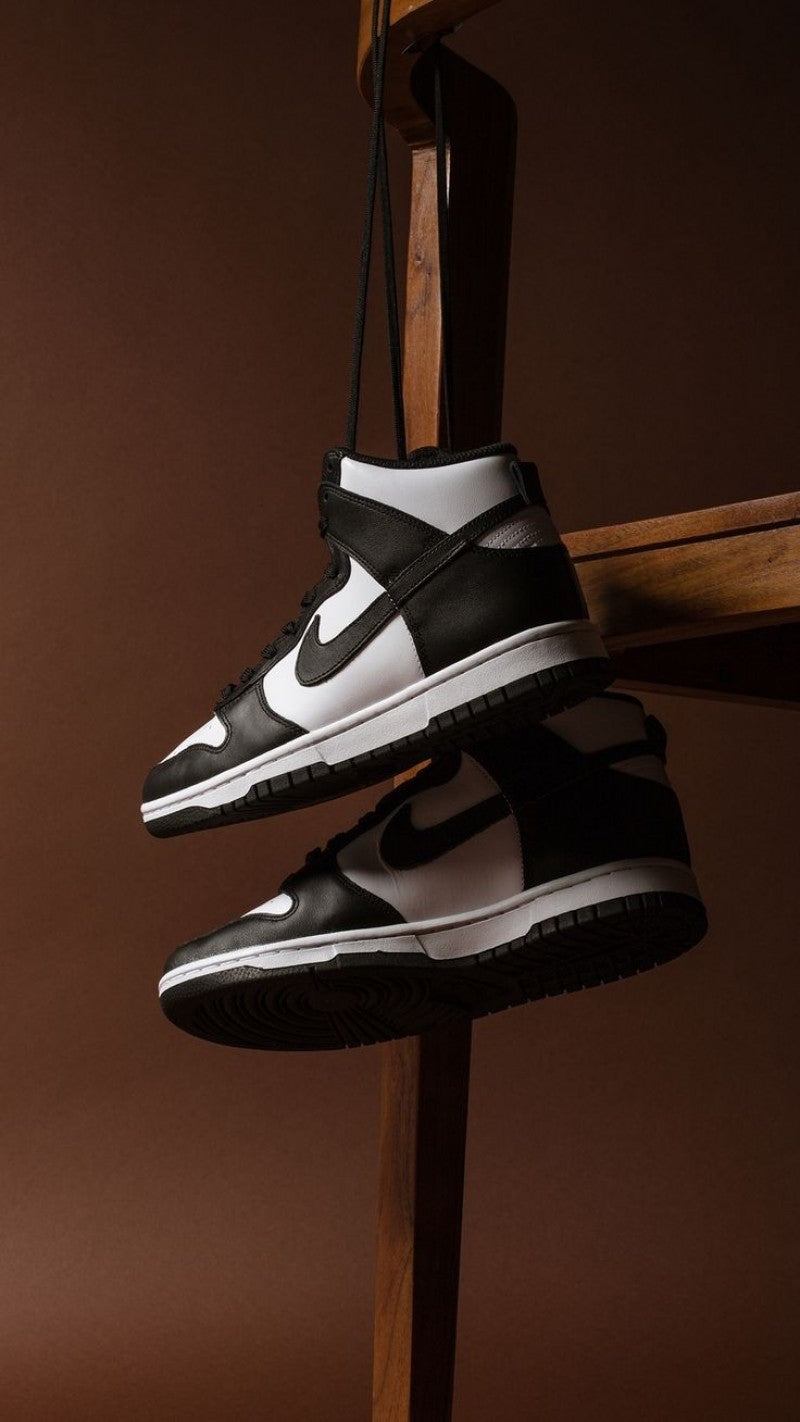 Nike dunk high panda black white fix