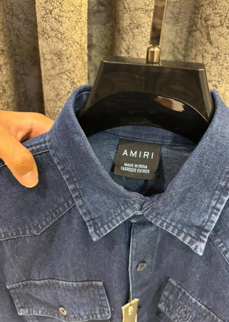 Amiri IMPORTED STORE ARTICLE DENIM SHIRT
