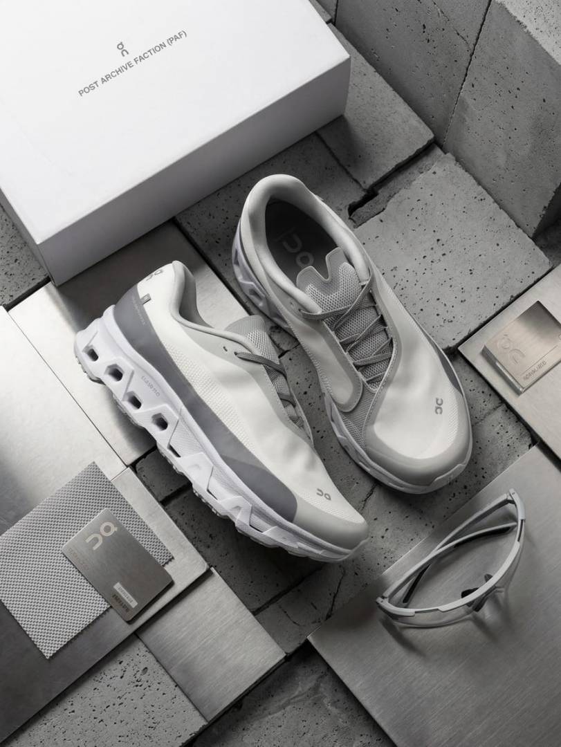 On x Post Archive Faction (PAF) Cloudmonster Hype Grey