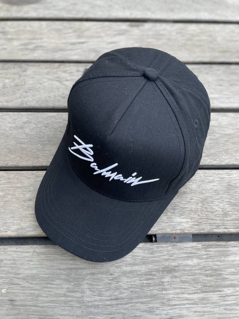Balmain_Paris_Canvas_Black_White_logo_premium_unisex_cap_with_safety_box_