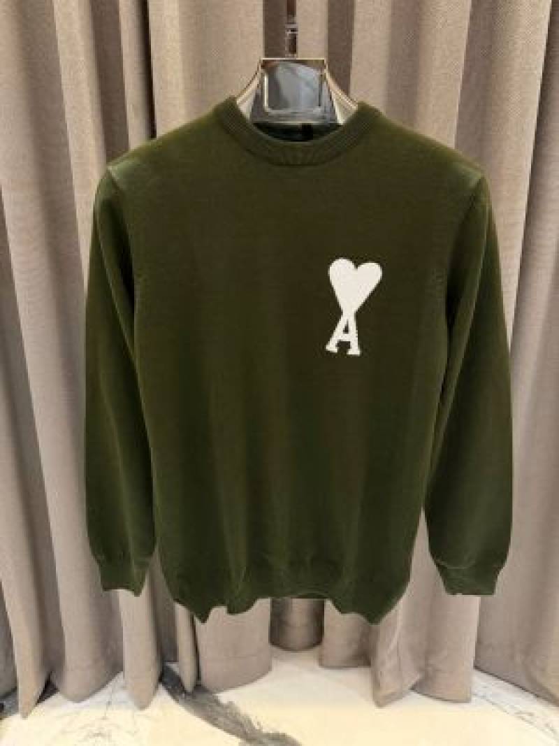 Ami Paris imported sweatshirt Green