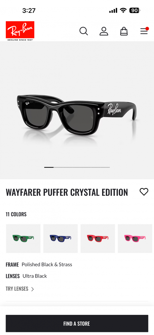 Ray-Ban Crystal 4940 Black GLASS