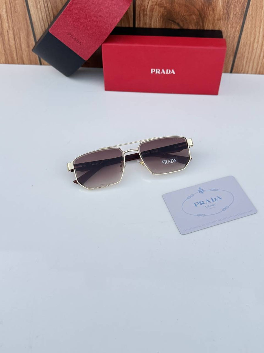 Prada 24036 gold brown