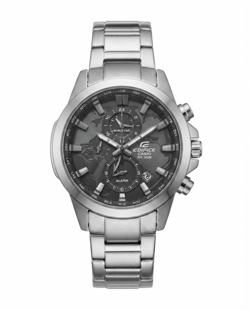 Casio Edifice EFR-303D Silver Black Dial