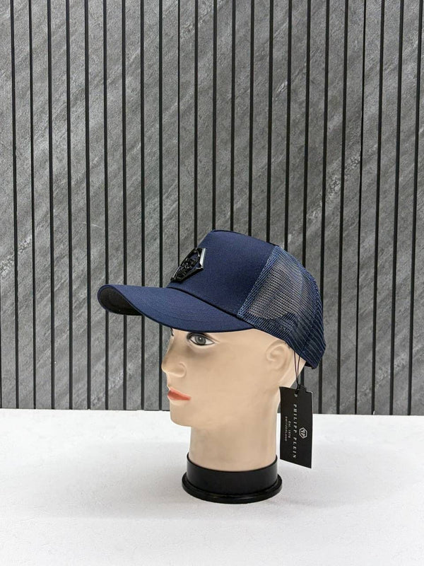 Philipp Plein Front Skull Logo Premium Unisex Cap With Safety Box