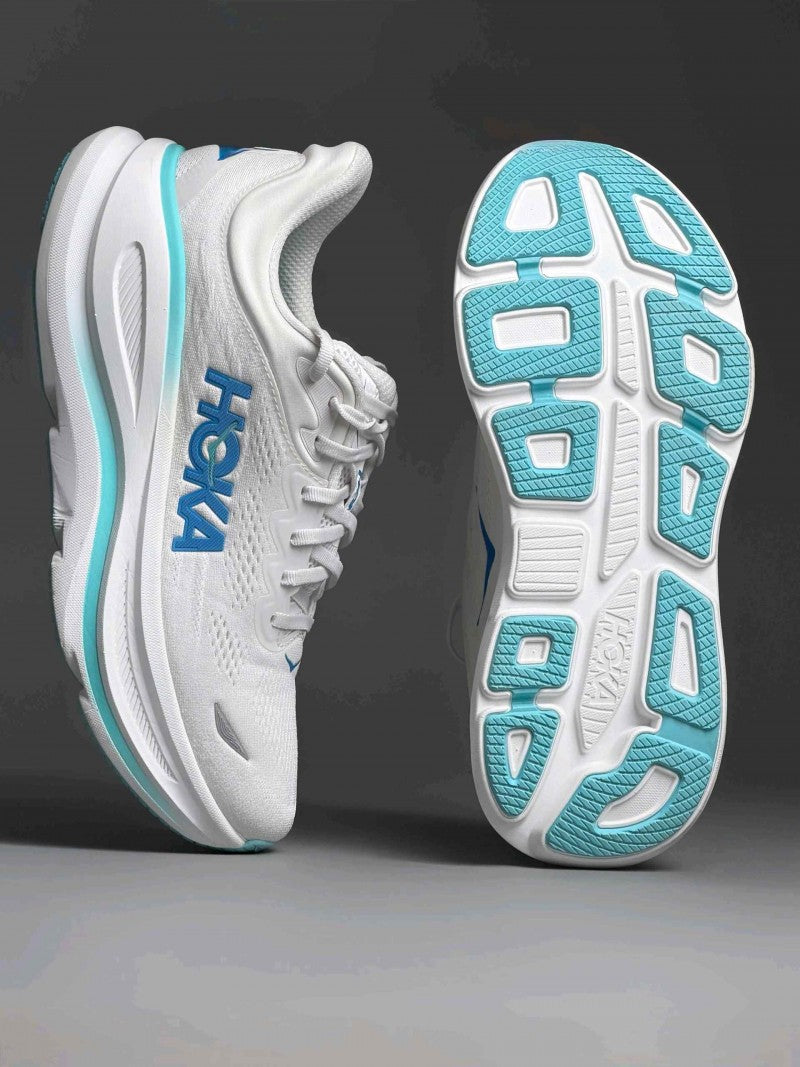 Hoka Bondi 9 Frost White Blue 1242