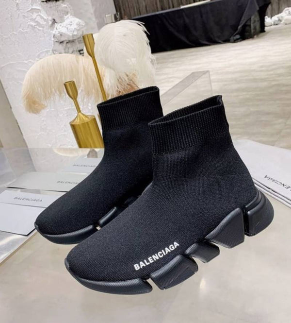 Balenciaga Speed Knit 2.0 Trainer All Black