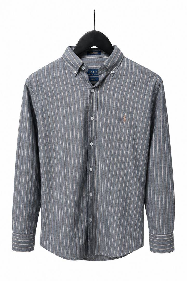 Ralph_ Laure_n Premium Linen Stripes Shirts 2435.