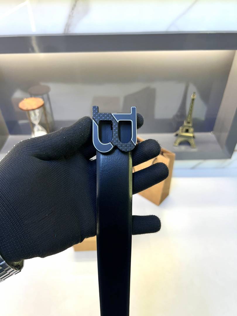 Burberry Black Grey Belt Fa 743