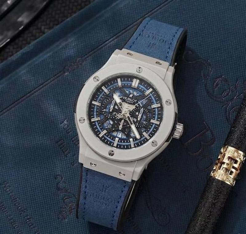 Hublot Big Bang Chronograph Silver Blue