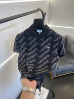 Lacoste imported box pack polo tshirt black monogram sale