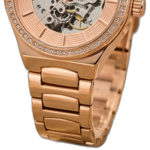 Fossil Eevie Automatic Copper-Pink