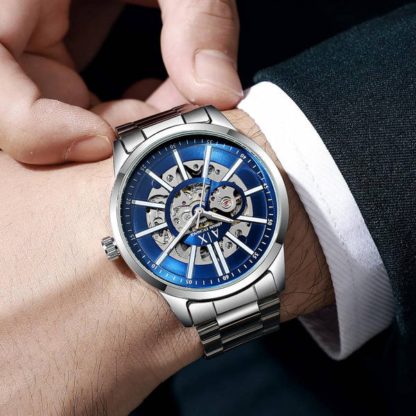 Armani Exchange Hampton silver blue