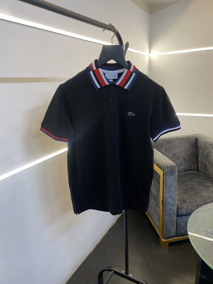 Lacoste Imported quality polo tshirt black