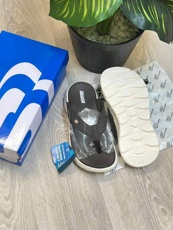 Skechers Go Walk Comfort Premium Brown Cream Simplex