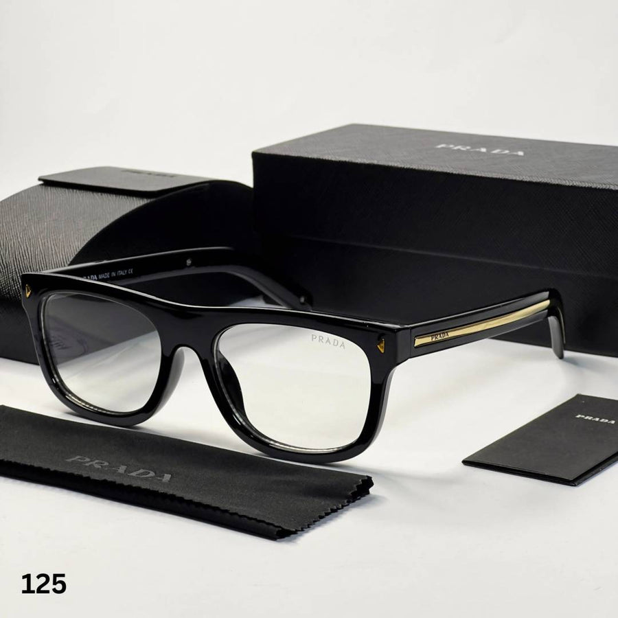 Prada 125 black plano