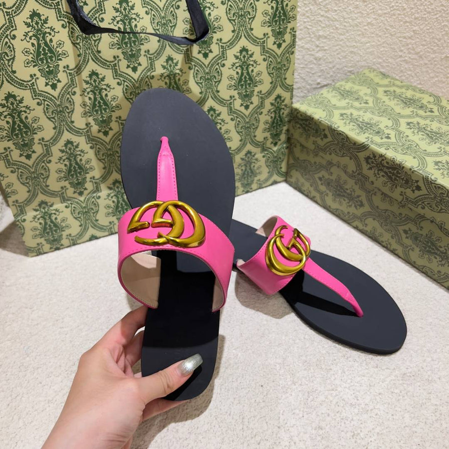 Gucci_GG_Pink_Thong_Sandals_For_Her_With_Original_Box_And_Dustcover