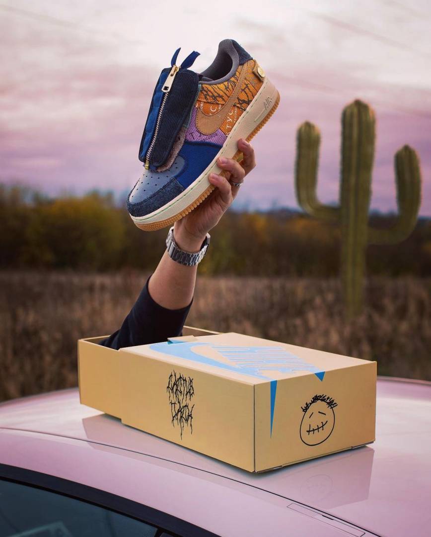 Nike Travis Scott Cactus Jack X Airforce 1 Low--sale