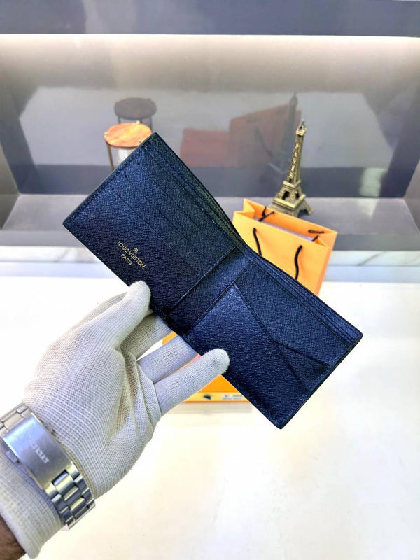 Louis Vuitton Black Premium Quality Wallet Fa 633