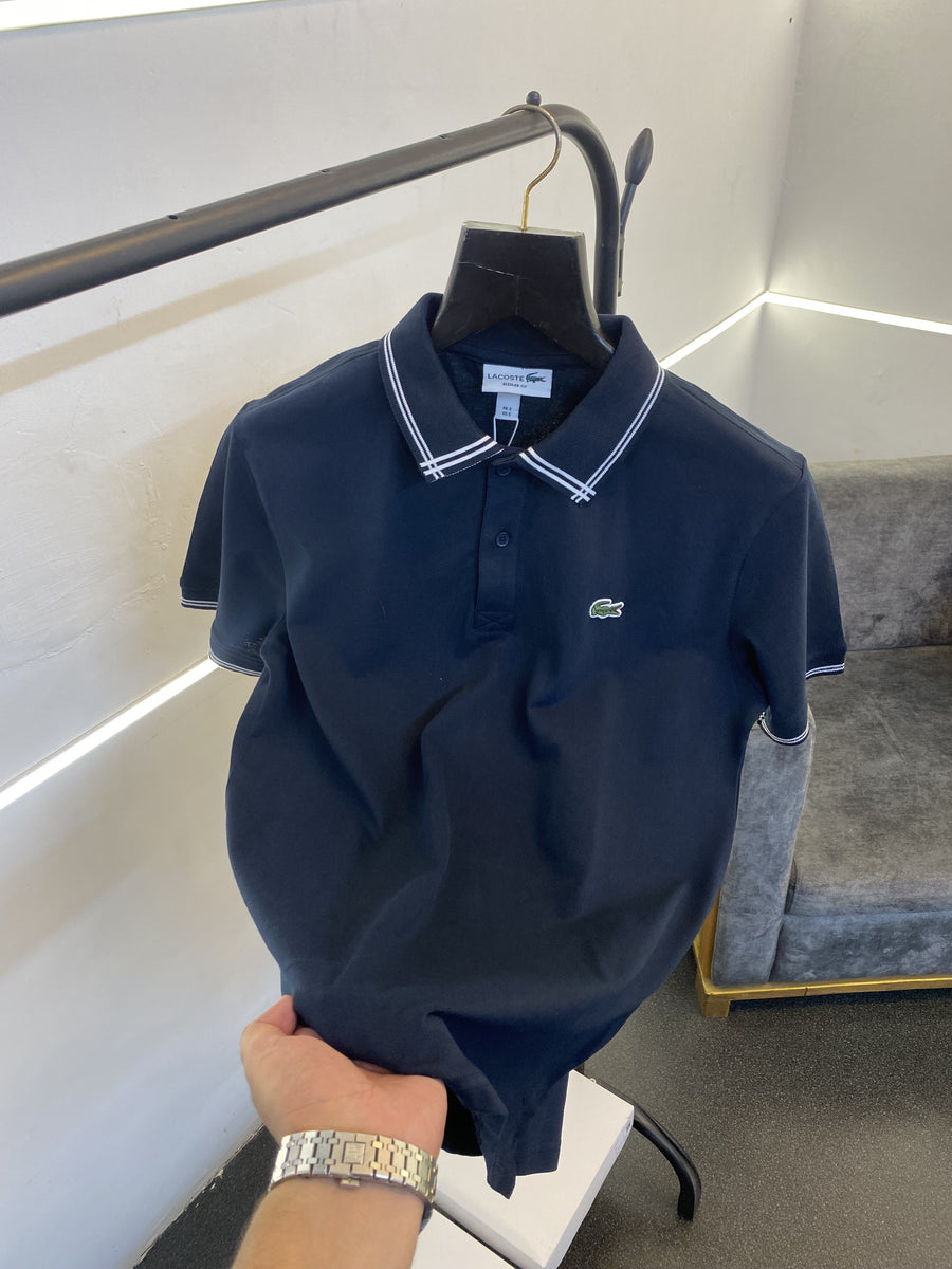 Lacoste imported box pack polo tshirt navy blue sale