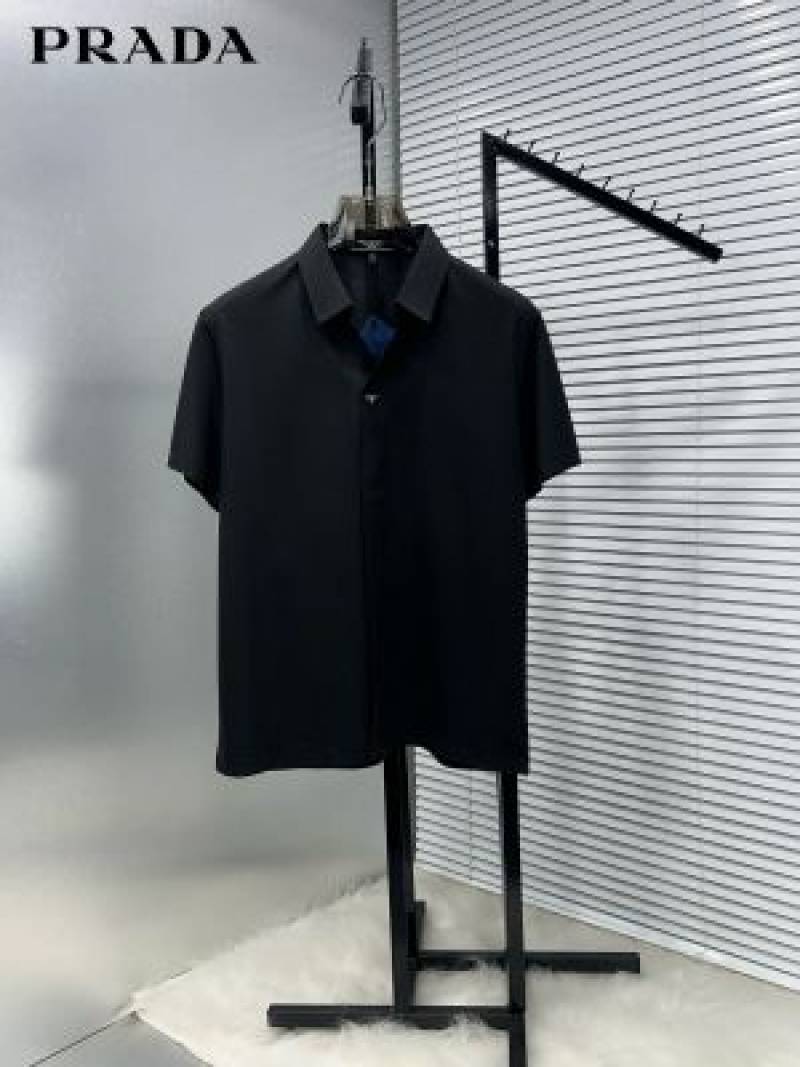 Prada Stichless Imported Shirt Black