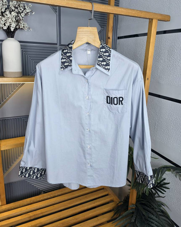 Dio Collor Logo Shirt Sky S113-SK