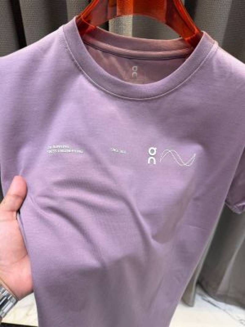 On Cloud Round Neck T-shirt Purple