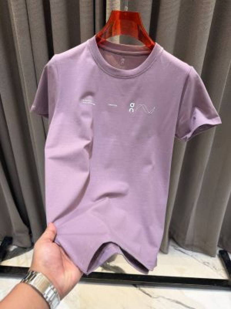 On Cloud Round Neck T-shirt Purple