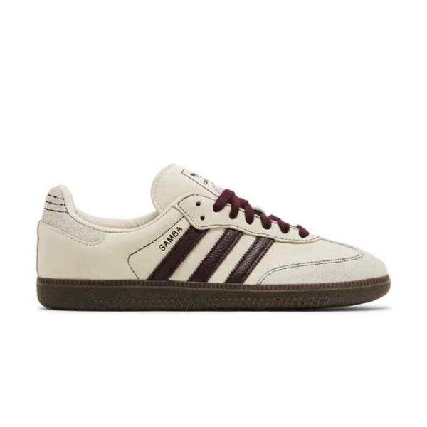 Adidas Samba OG Wonder White Maroon Women