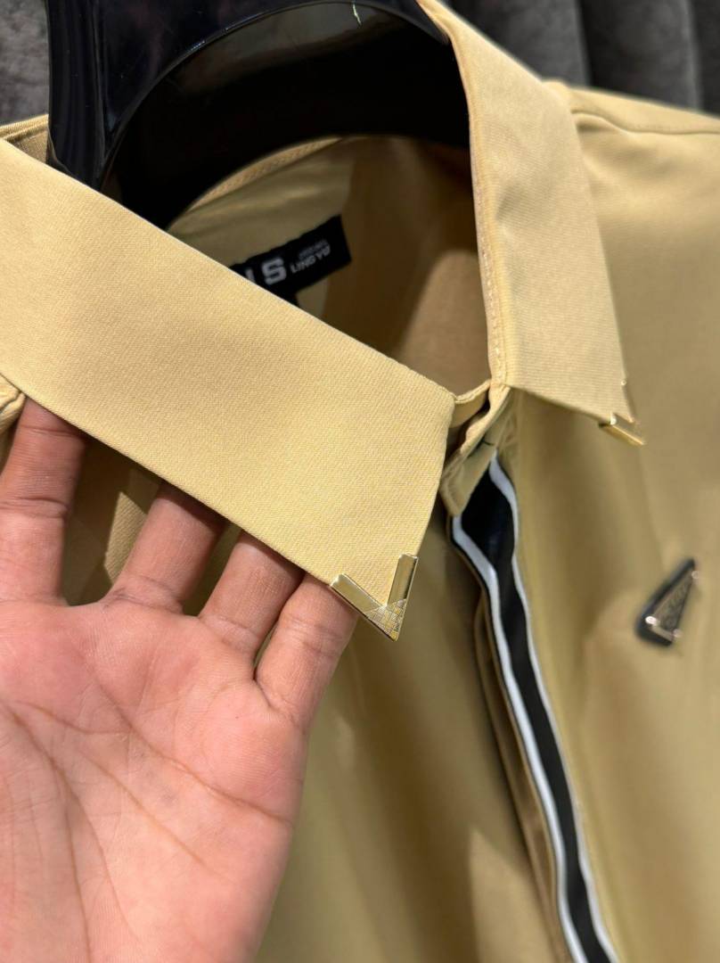 Prada IMPORTED STORE ARTICLE DIAMOND CHINA SHIRT