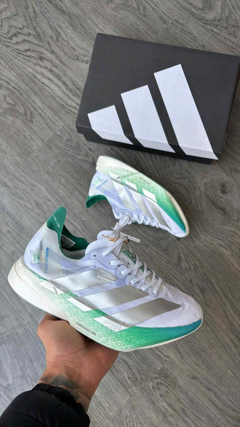 Adidas Adizero Pro 4 Carbon Plate Marathon Blue Cloud White 1145