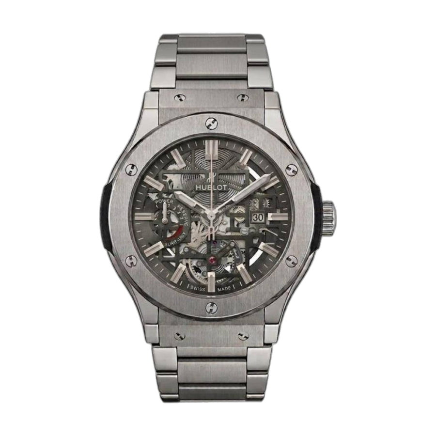 Hublot Big Bang Tourbillon Silver Black Dial