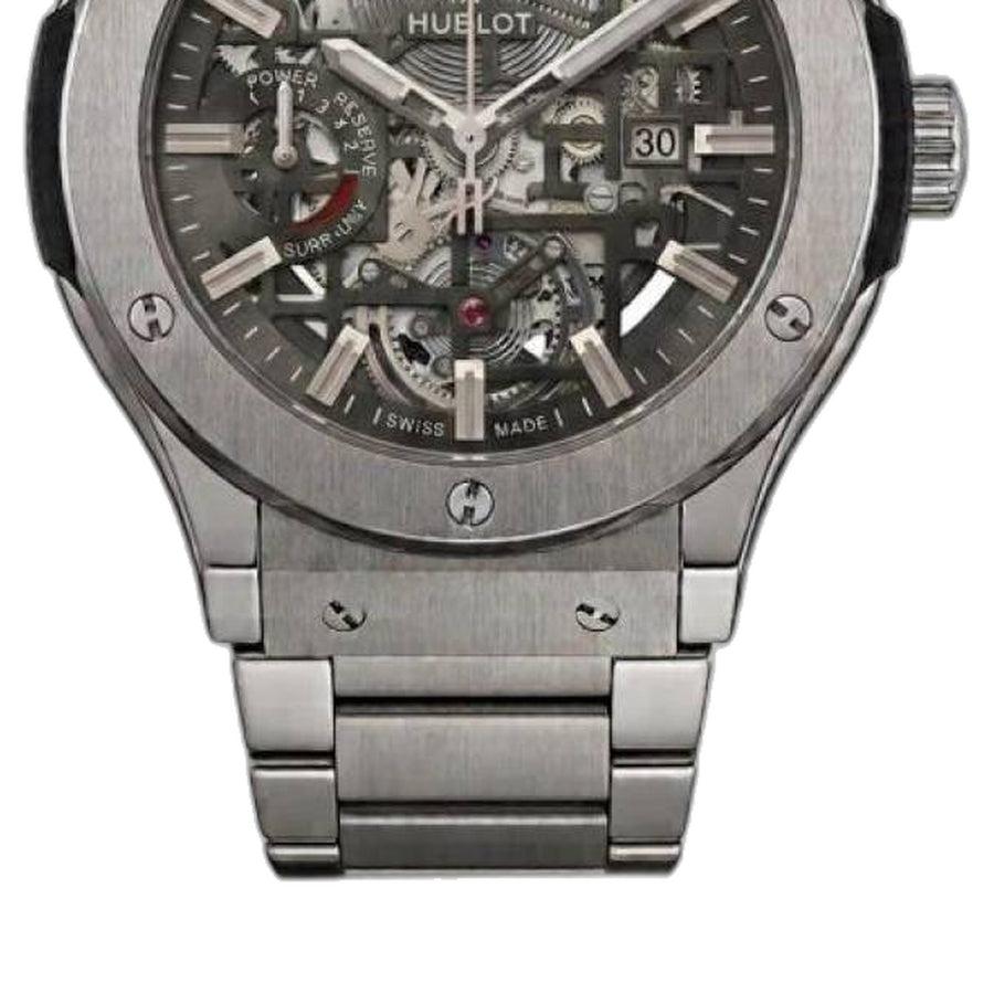 Hublot Big Bang Tourbillon Silver Black Dial