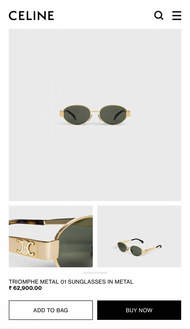 Celine WMNS 1006 Gold Green