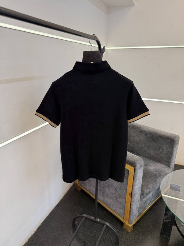 Hugo bos imported quality polo tshirt black