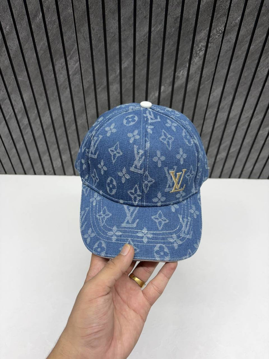 Louis Vuitton_Denim_Small_Side_Logo_Premium_Unisex_Cap