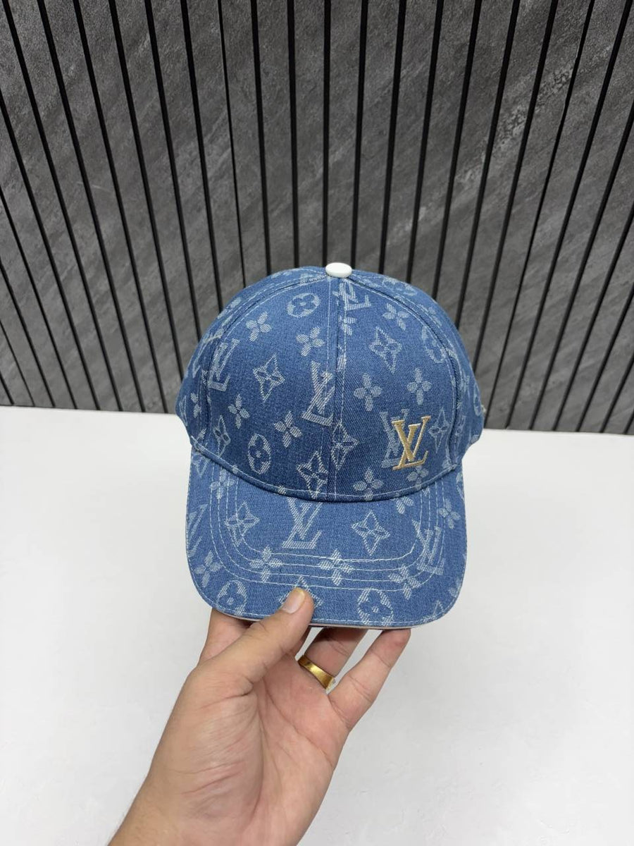 Louis Vuitton_Denim_Small_Side_Logo_Premium_Unisex_Cap