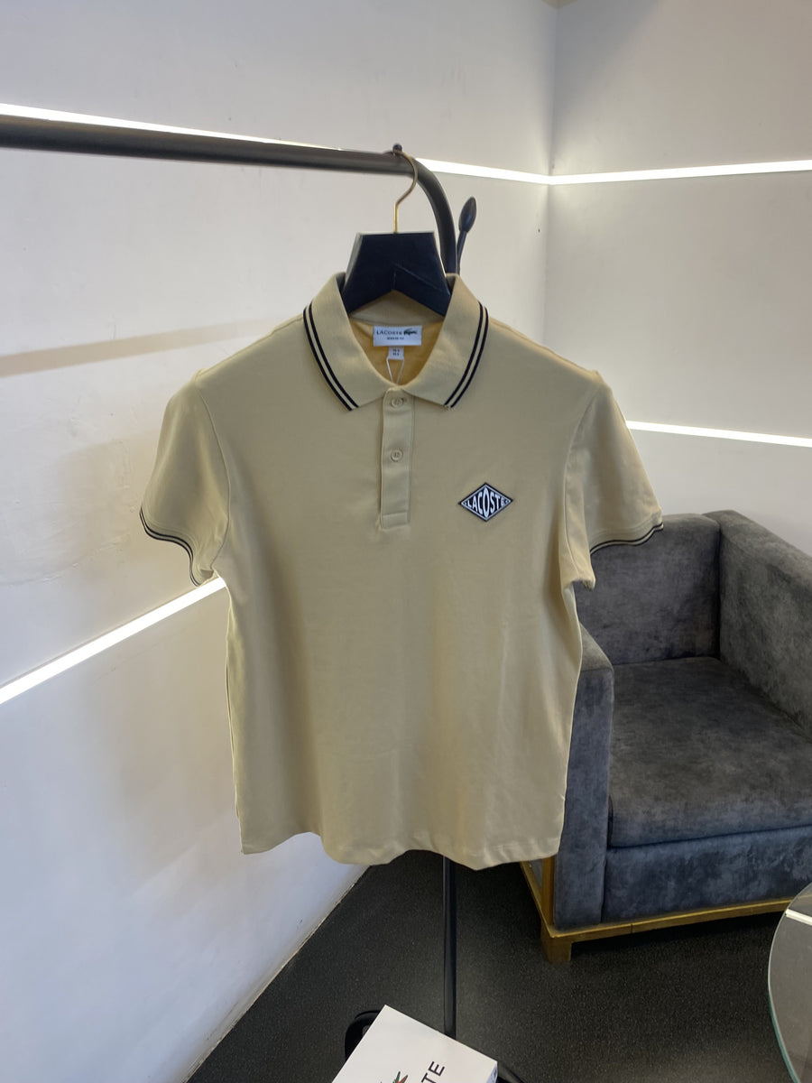 Lacoste imported box pack polo tshirt beige sale