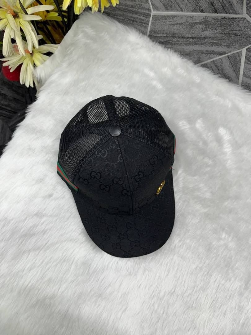Gucci_GG_Small_Side_Logo_Stripes_Premium_Net_Unisex_Cap_With_Safety_Box