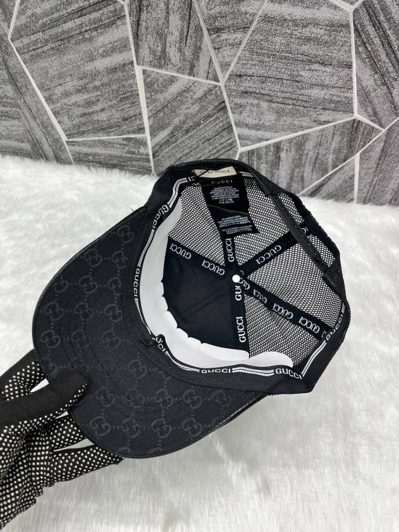 Gucci_GG_Small_Side_Logo_Stripes_Premium_Net_Unisex_Cap_With_Safety_Box