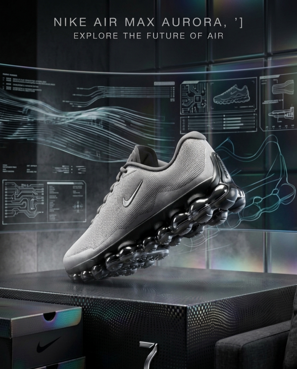 Nike AIR LIQUID MAX SILVER MESH