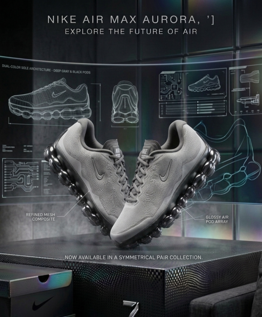 Nike AIR LIQUID MAX SILVER MESH