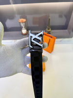 Lv_Loui_Vuitton White Black Belt Fa 1309
