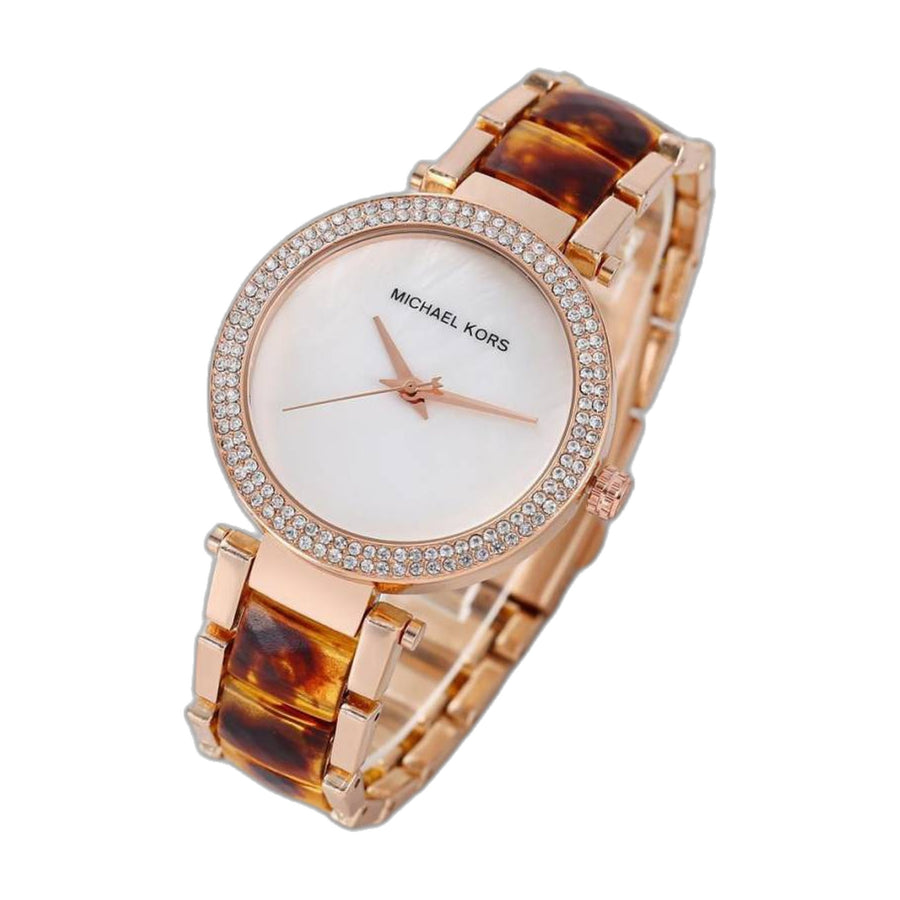 Michael Kors Parker Pave White Dial
