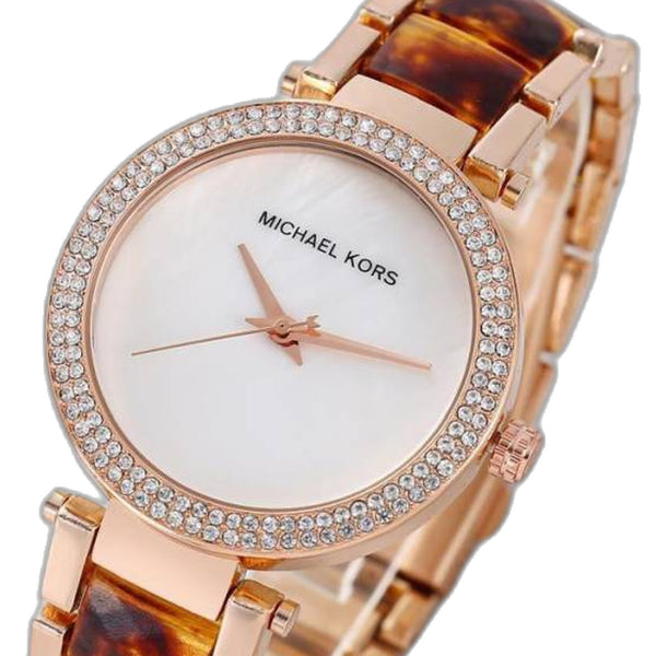 Michael Kors Parker Pave White Dial